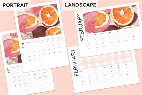 2023 InDesign Calendar Templates x4 | Stationery Templates ~ Creative Market