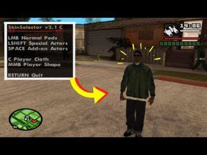 How To Use Skin Selector For GTA San Andreas (skin selector gta sa) - GtaFAQs.com