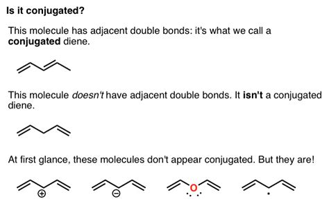 Are these molecules conjugated? – Master Organic Chemistry