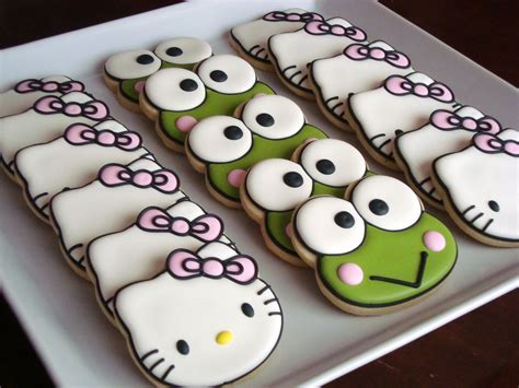 hello kitty | Hello kitty cookies, Frog cookies, Yummy cookies