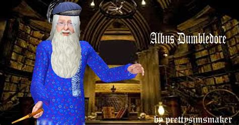 Sims and Just Stuff: Albus Dumbledore-beloved Headmaster at Hogwarts by prettysimsmaker!