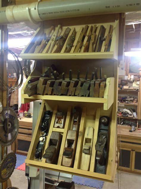 A little new, a little old. Hand planes and hand tools. | Workshop storage, Storage, Tool storage