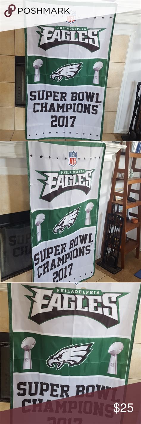 Philadelphia Eagles Champions Flag Banner 3x5 Feet | Flag banner ...