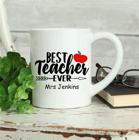 Personalized Best Teacher Mug Teacher Coffee Mug Best | Etsy