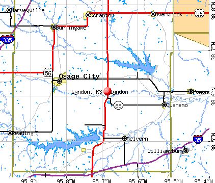 Lyndon, Kansas (KS 66451) profile: population, maps, real estate, averages, homes, statistics ...