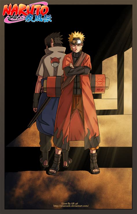 Naruto Sage Mode and Sasuke by KyleSasuke on DeviantArt