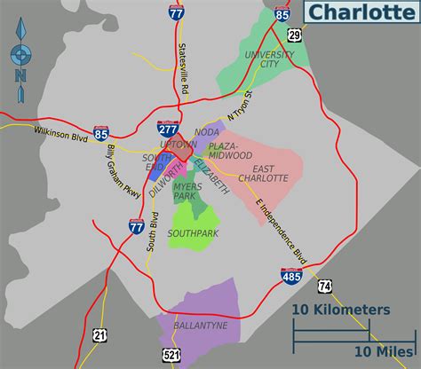 File:Charlotte districts map.png - Wikitravel Shared