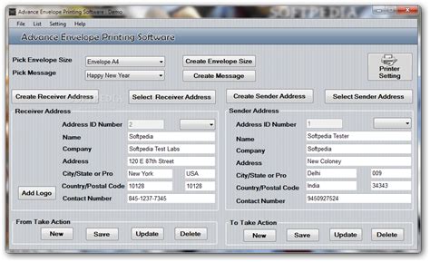 Download Advance Envelope Printing Software 1.2.0.3