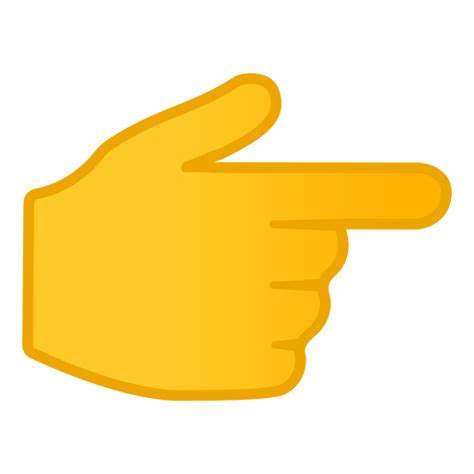 Finger Pointing Right Side : Finger Gun Wikipedia - Backhand index pointing right emoji is the ...