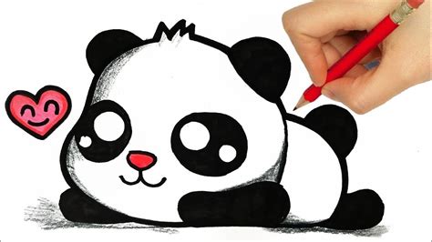 How to draw a panda - YouTube