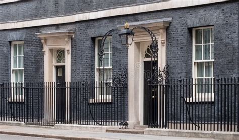 Exterior of 10 Downing Street, Official Residence and Office of the ...