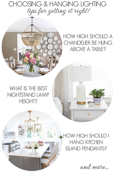 Hanging Lighting & Choosing The Best Size Light Fixtures: Must-Have ...