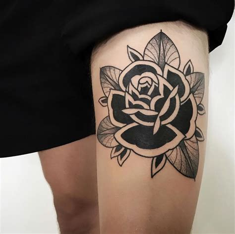 UPDATED: 35 Beautiful Black Rose Tattoo Designs (August 2020)