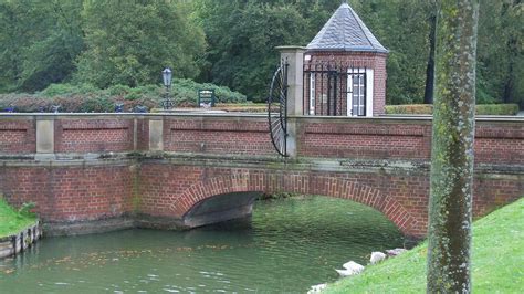 A bridge across the moat at Schloss (Castle) Nordkirchen. | Castle, Moat, Bridge