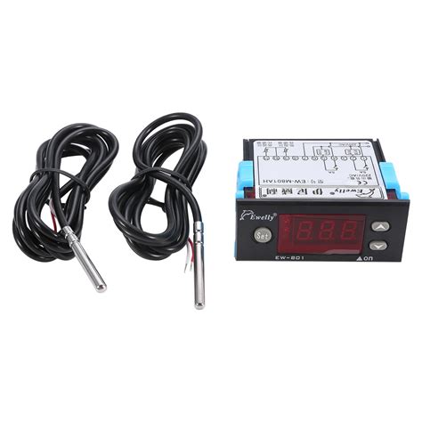 1pc Durable 3W Digital Solar Water Heater Temperature Controller Thermostat 76x35x76mm With ...