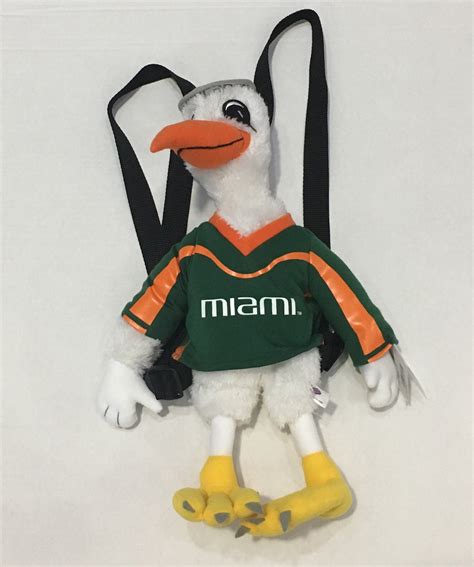 Miami Hurricanes Sebastian Plush Backback - 15" – CanesWear at Miami ...