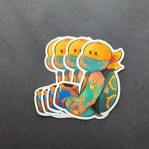 ROTTMNT Turtle Tot Mikey Sticker - Etsy