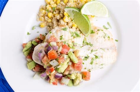 Recipe: Cilantro Lime Tilapia with Avocado Pico de Gallo