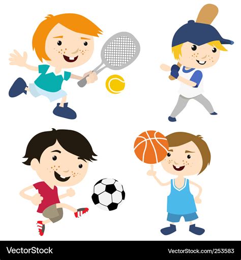 Sport cartoon Royalty Free Vector Image - VectorStock