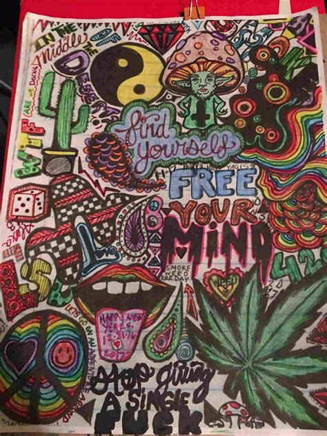 15+ Best New Stoner Easy Trippy Drawings Colorful - Mackenzie Emma Gallery