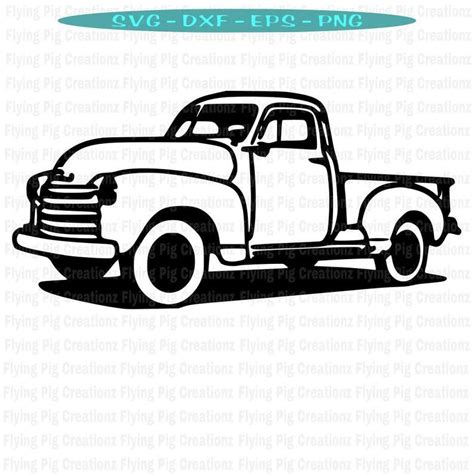 Free 81 Old Chevy Truck Svg SVG PNG EPS DXF File