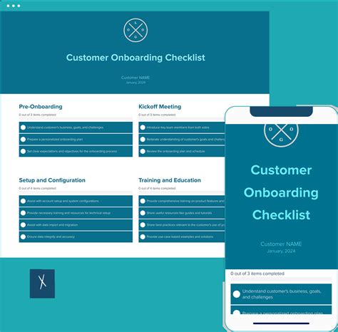 FREE Customer Onboarding Checklist Template - Xtensio