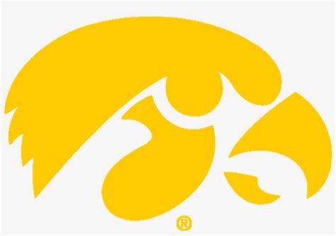 University Of Iowa - Iowa Hawkeyes Logo Blank Background Transparent ...