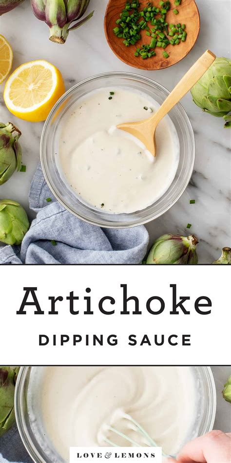 Artichoke Dipping Sauce Recipe - Love and Lemons