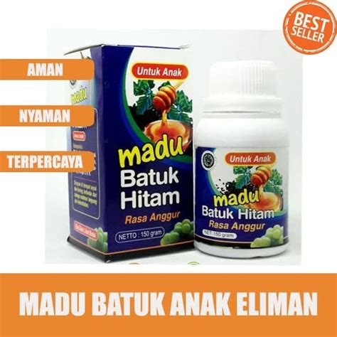 Jual Madu Batuk Anak - Madu Batuk Anak Eliman - Madu Batuk Anak Rasa Anggur - Obat B | Shopee ...