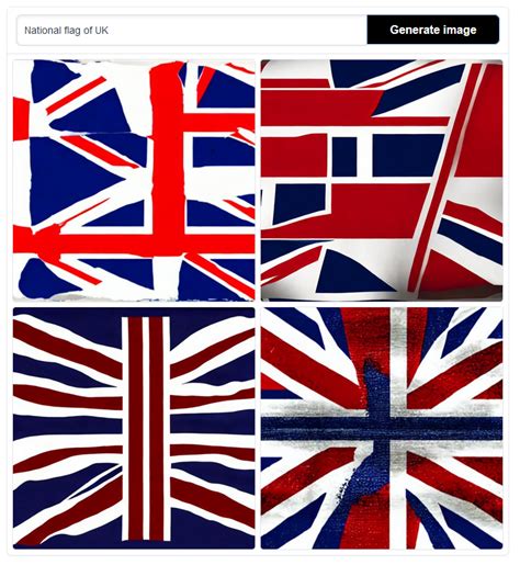 National flag of UK : r/weirddalle