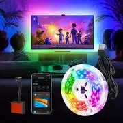 Rgb ic Ambient Lights Smart Controlled Via - Temu