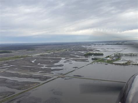 Aerial view of flooded Red River Valley in North Dakota | FWS.gov