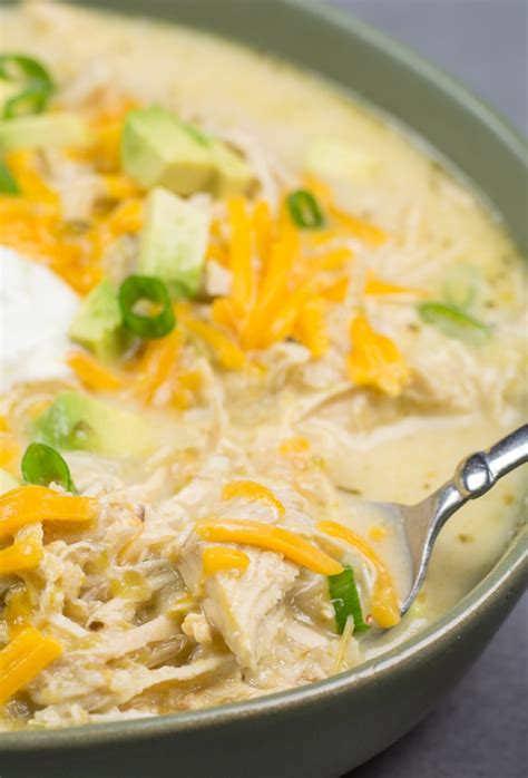 Keto White Chicken Chili (Instant Pot and Slow Cooker) - Maebells