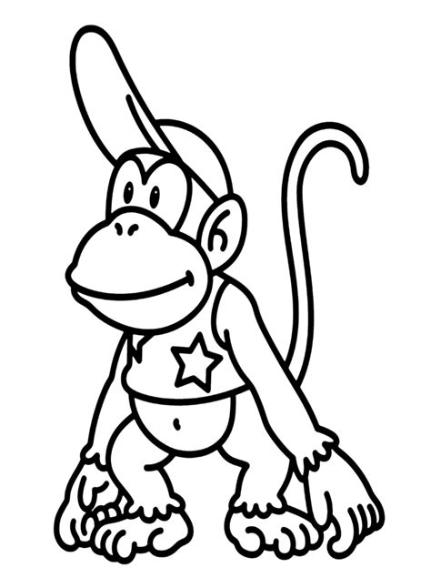 18 Diddy Kong Coloring Pages To Print Free Printable Coloring Pages ...