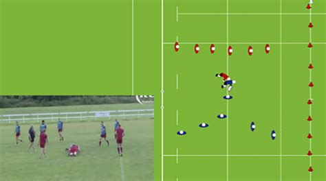 Tackle Touch Game Contact Skills - Rugby Drills, Rugby | Sportplan