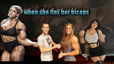 Female bodybuilding woman lift & carry men in the future | [she flex her biceps] #aleeshayoung ...