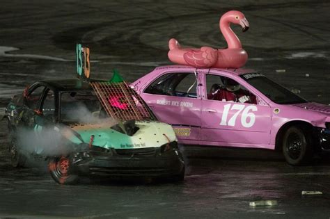 All-female demolition derby a hit in third ‘Relay for Life’ cancer fundraiser at Irwindale ...