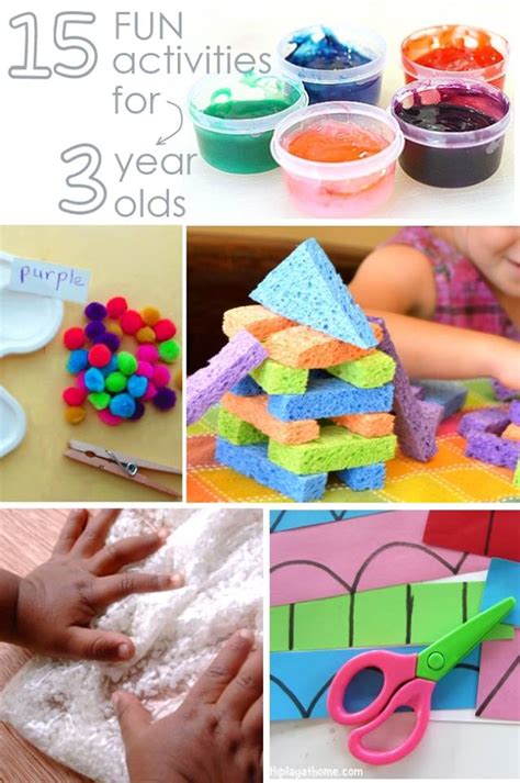 15 Fun Activities for 3 Year Olds!