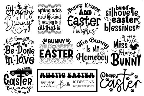 Rustic Farmhouse Easter SVG Bundle Graph Graphic by DollarSmart ...