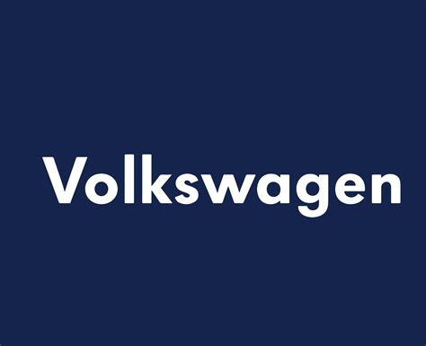 Volkswagen Logo Brand Car Symbol Name White Design German Automobile ...