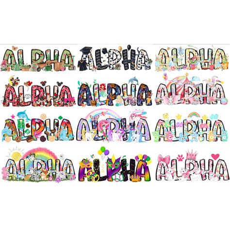 HUGE ALPHA bundle 150 and more alphas characters clipart let - Inspire Uplift