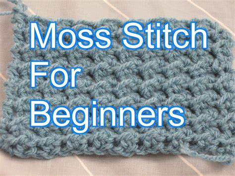 Pin by Rocio Valenzuela on Crochet | Moss stitch, Crochet tutorial, Crochet for beginners