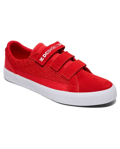 Dc Shoes Mens Lynnfield V Tx Se Shoe - Red/White | SurfStitch