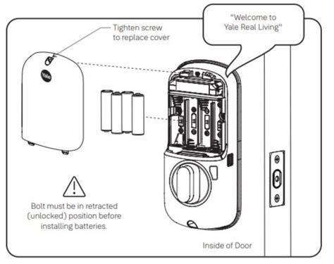 How to Change the Batteries in a Yale Smart Lock