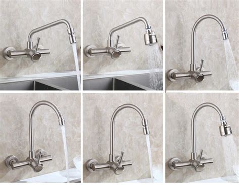 Wall Mounted Kitchen Faucet With Sprayer | Wow Blog