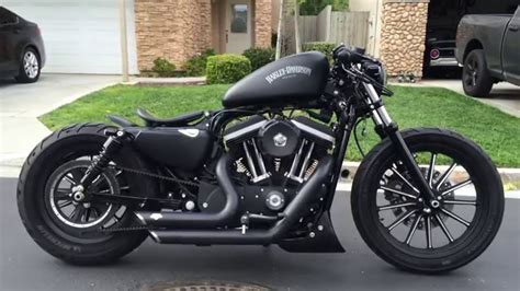 Custom Harley Davidson Sportster Iron 883 Bobber | Reviewmotors.co