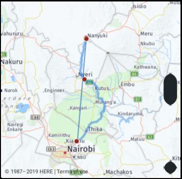 What is the distance from Nanyuki Kenya to Ruiru Kenya? Google Maps Mileage, Driving Directions ...