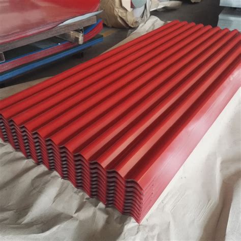 Prepainted Galvanized Corrugated Sheet Metal Roofing Steel Sheet - Buy ...