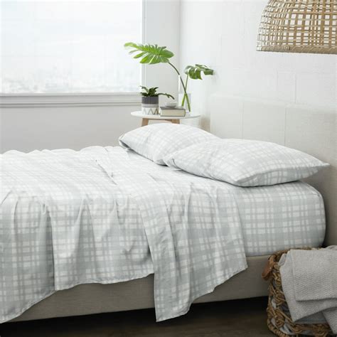 Home Collection Premium Woven 4 Piece Flannel Bed Sheet Set - Walmart ...