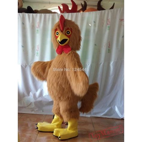 Brown Chicken Mascot Costume Adult Chicken Costume